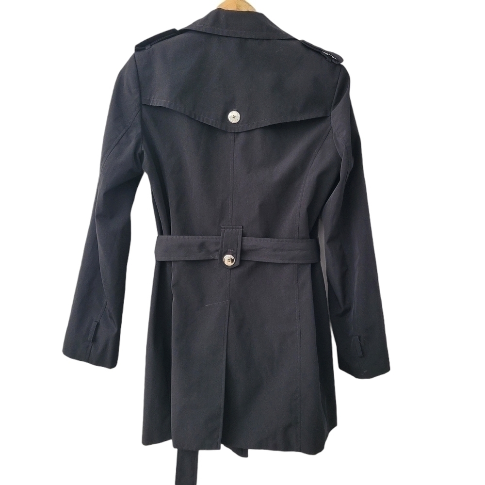 double Breasted Tie Waist Trench Coat Size XS | S - Picture 7 of 12